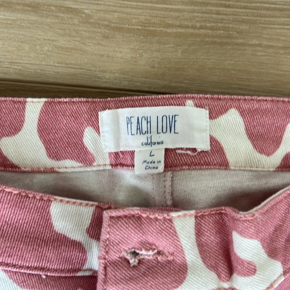 Pink cowprint flare pants - Picture 2 of 2